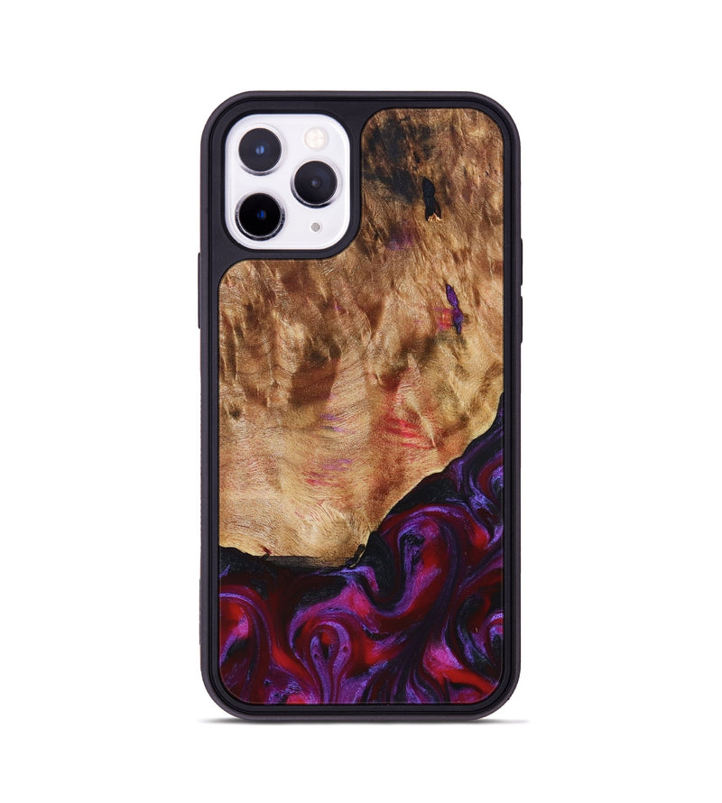 iPhone 11 Pro Wood Phone Case - Milena (Red, 823623)