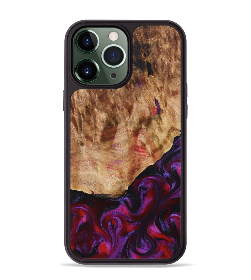 iPhone 13 Pro Max Wood Phone Case - Milena (Red, 823623)
