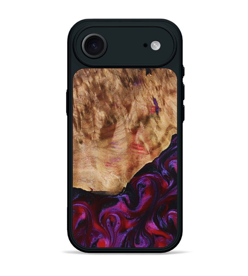 iPhone 17 Air Wood Phone Case - Milena (Red, 823623)
