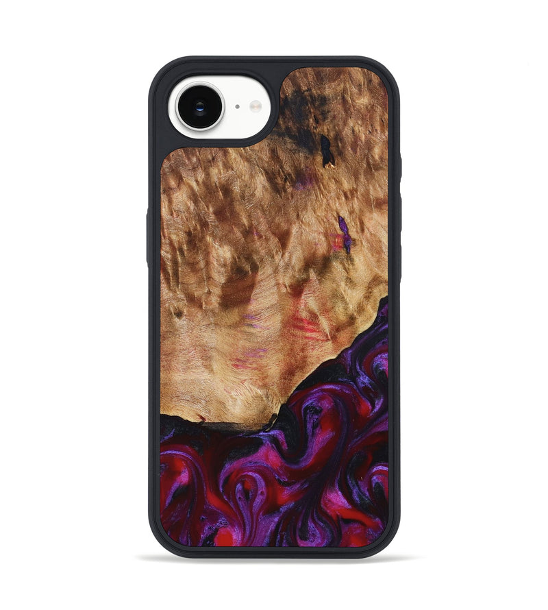 iPhone 17e Wood Phone Case - Milena (Red, 823623)