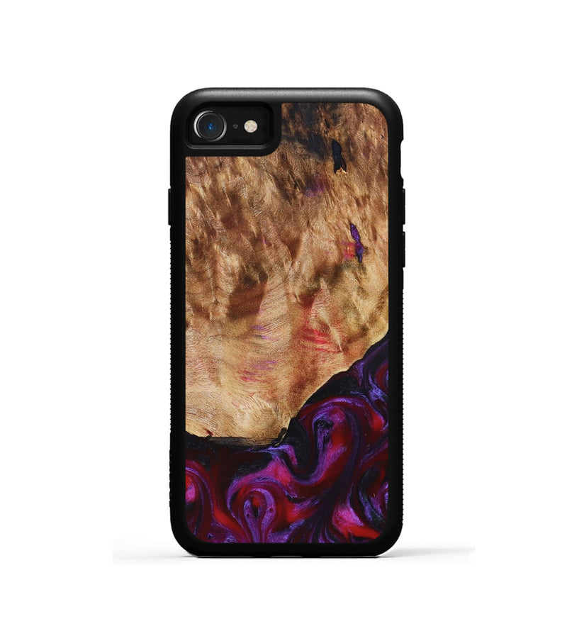 iPhone SE Wood Phone Case - Milena (Red, 823623)
