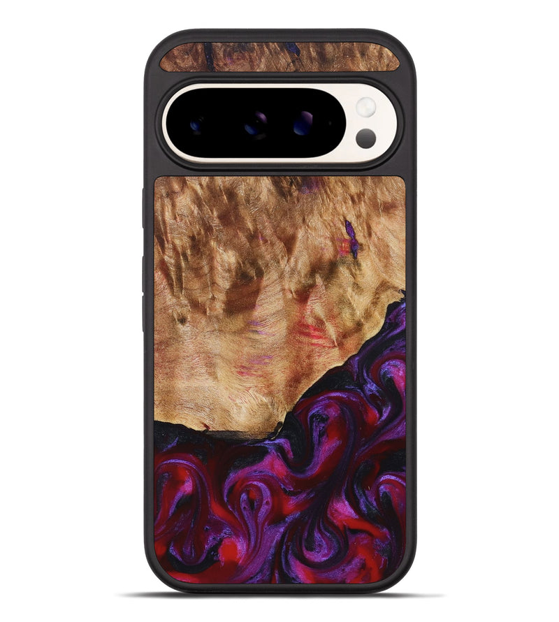 Pixel 10 Pro XL Wood Phone Case - Milena (Red, 823623)