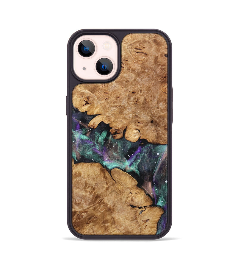 iPhone 14 Wood Phone Case - Aries (Cosmos, 823628)