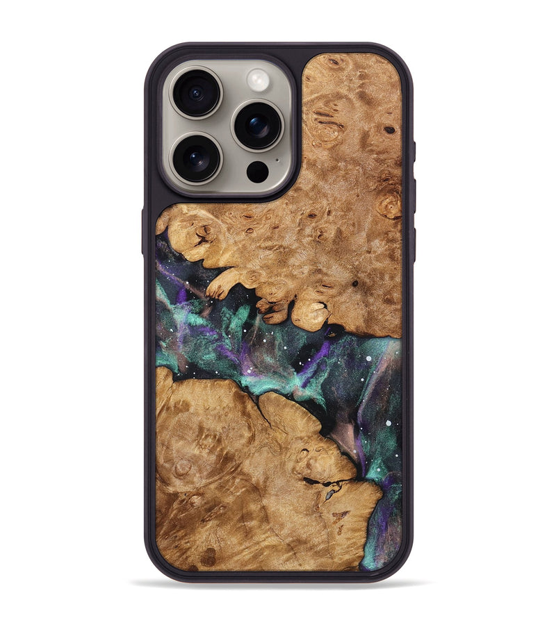 iPhone 15 Pro Max Wood Phone Case - Aries (Cosmos, 823628)