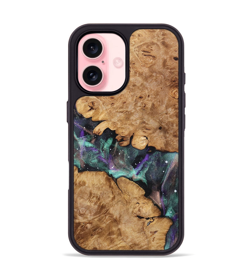 iPhone 16 Wood Phone Case - Aries (Cosmos, 823628)
