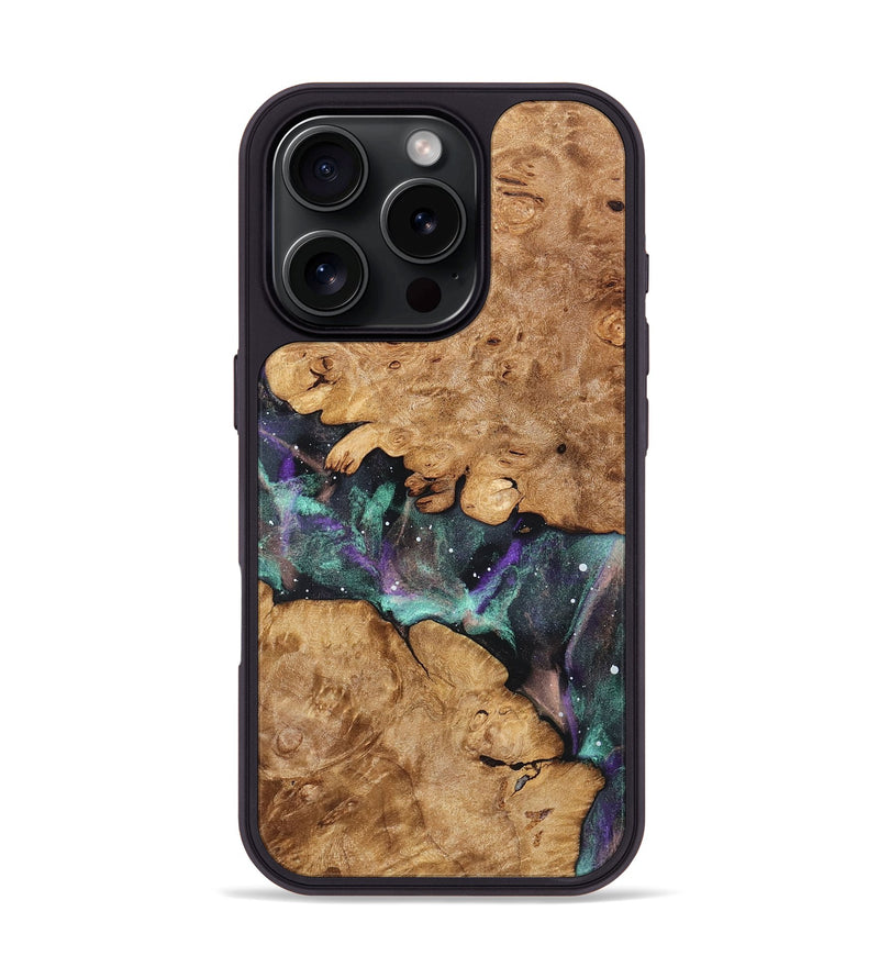 iPhone 16 Pro Wood Phone Case - Aries (Cosmos, 823628)