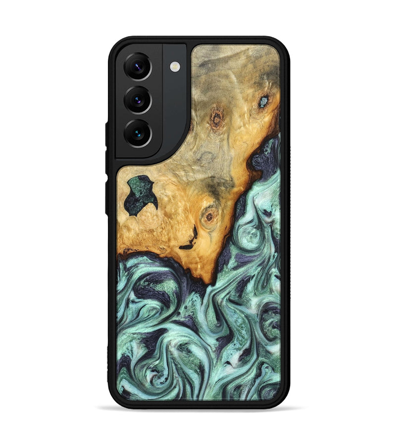 Galaxy S22 Plus Wood Phone Case - Crissy (Green, 823643)