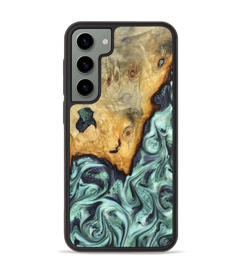 Galaxy S23 Plus Wood Phone Case - Crissy (Green, 823643)
