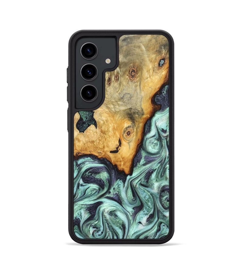 Galaxy S24 Wood Phone Case - Crissy (Green, 823643)