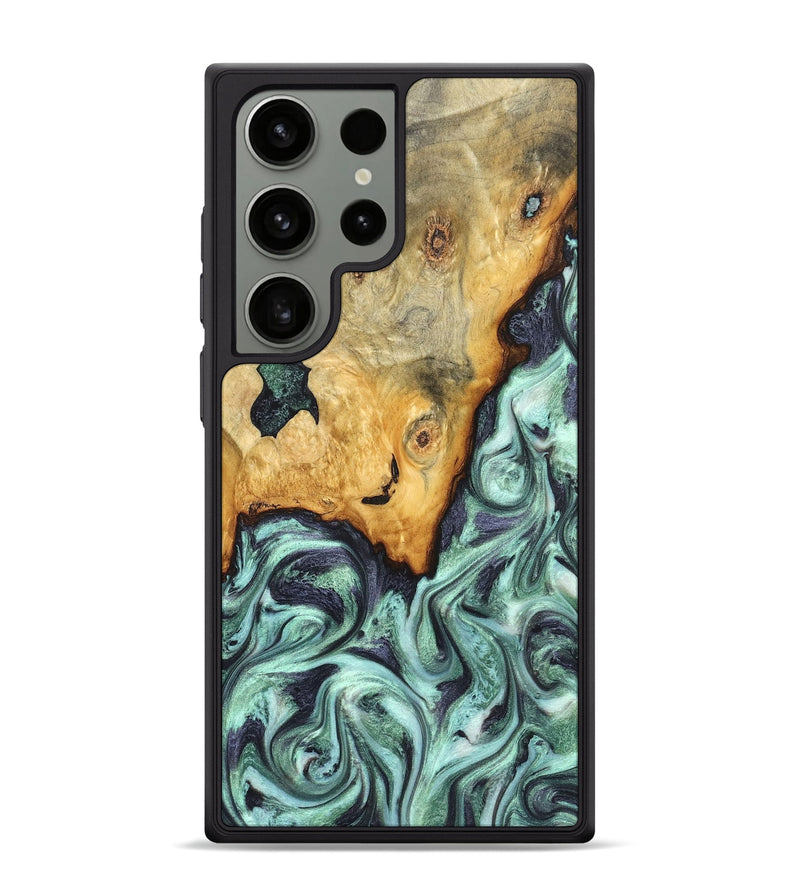 Galaxy S24 Ultra Wood Phone Case - Crissy (Green, 823643)