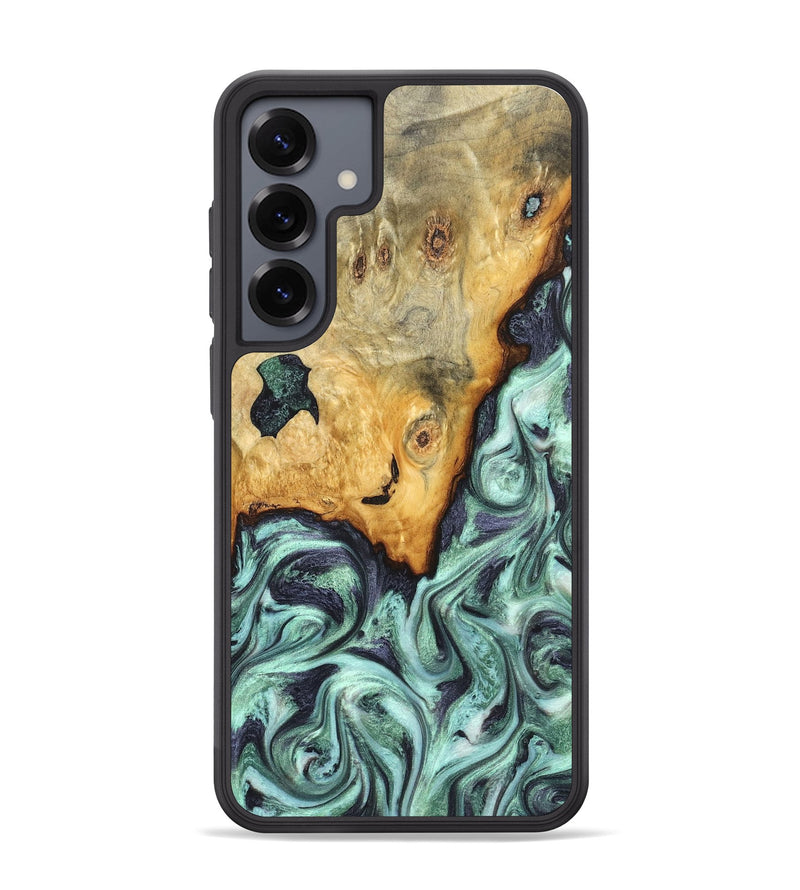 Galaxy S25 Plus Wood Phone Case - Crissy (Green, 823643)