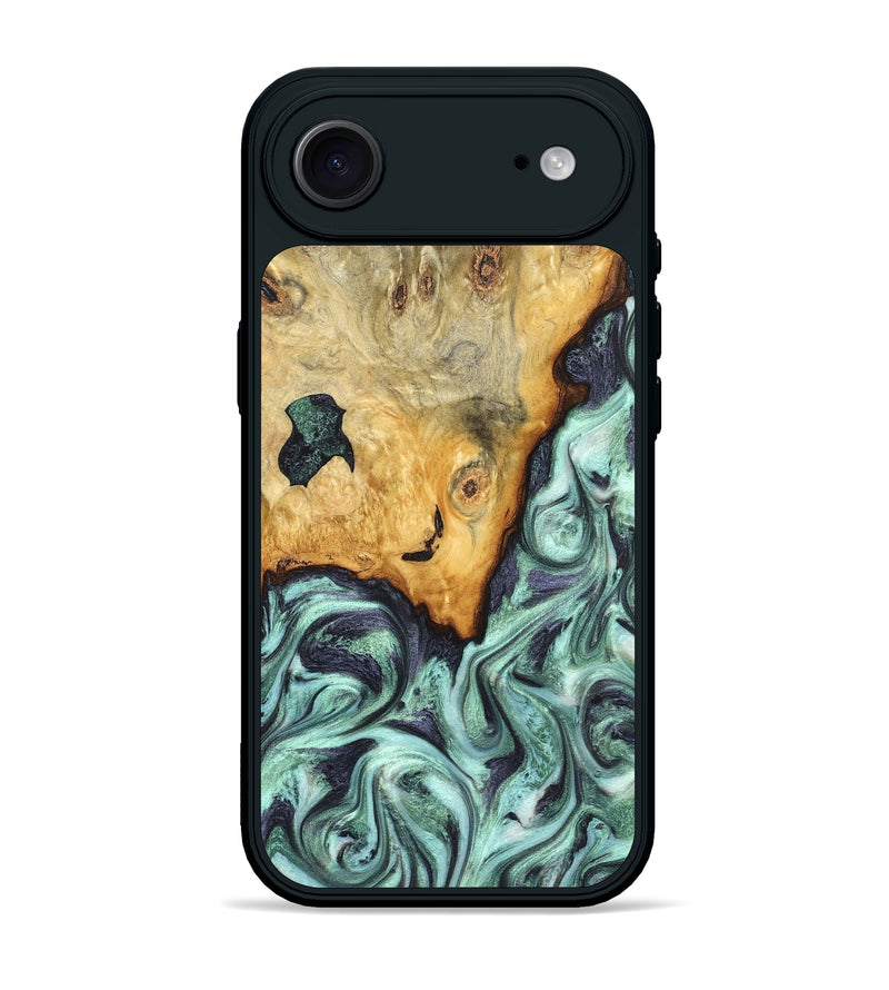 iPhone 17 Air Wood Phone Case - Crissy (Green, 823643)