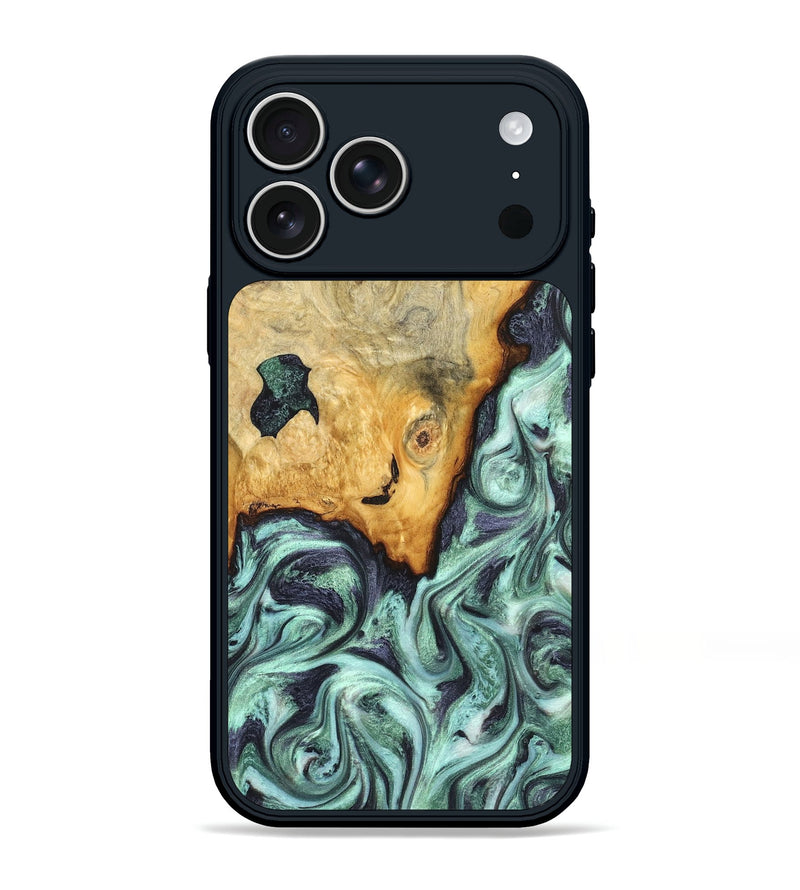 iPhone 17 Pro Max Wood Phone Case - Crissy (Green, 823643)