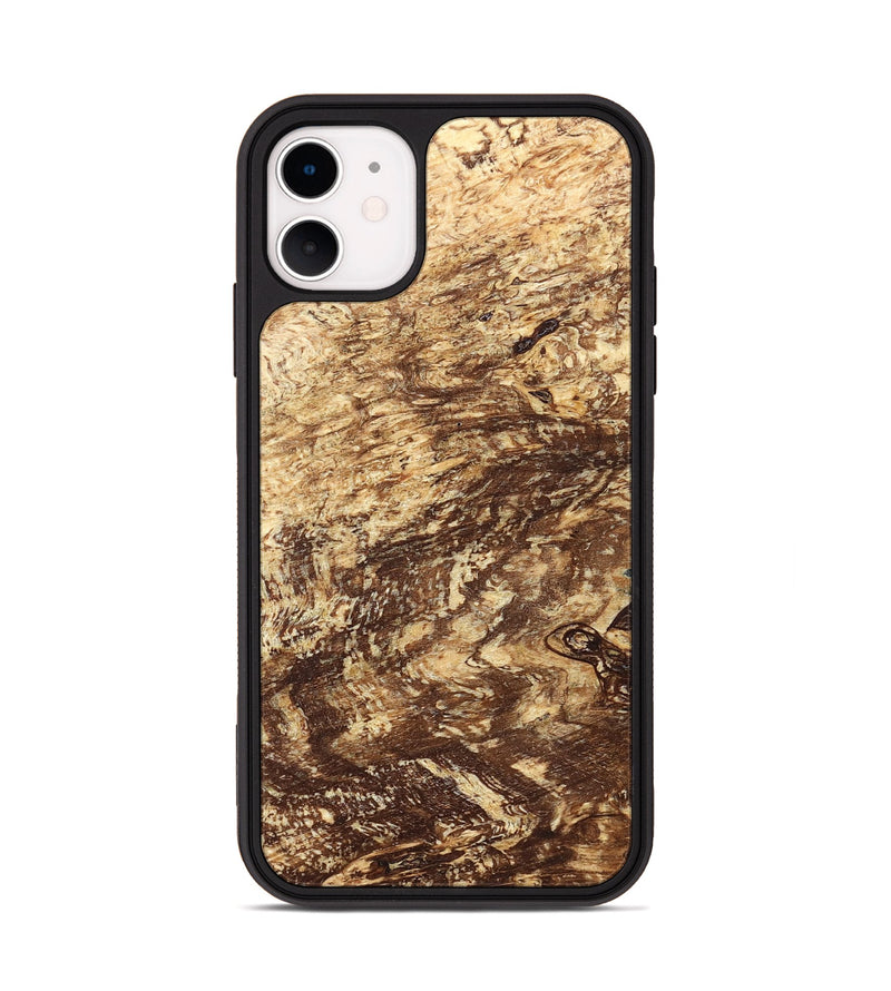 iPhone 11 Wood Phone Case - Onyx (Wood Burl, 823651)