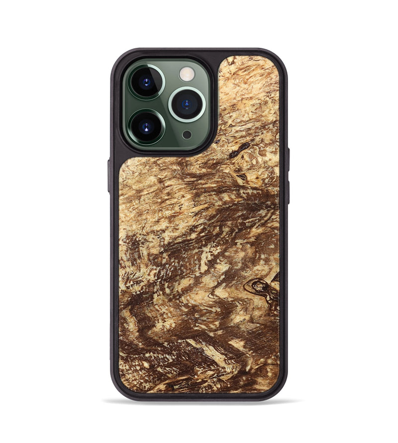 iPhone 13 Pro Wood Phone Case - Onyx (Wood Burl, 823651)