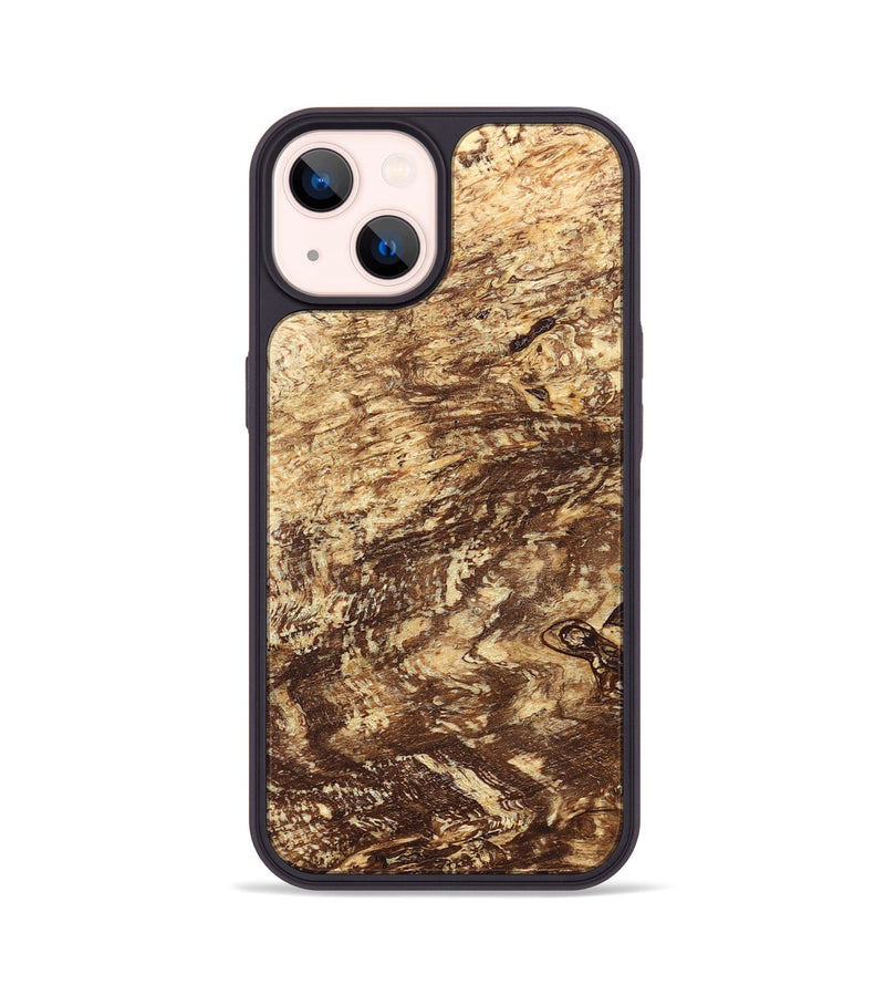 iPhone 14 Wood Phone Case - Onyx (Wood Burl, 823651)