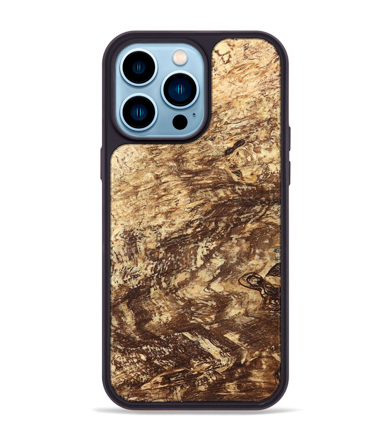 iPhone 14 Pro Max Wood Phone Case - Onyx (Wood Burl, 823651)
