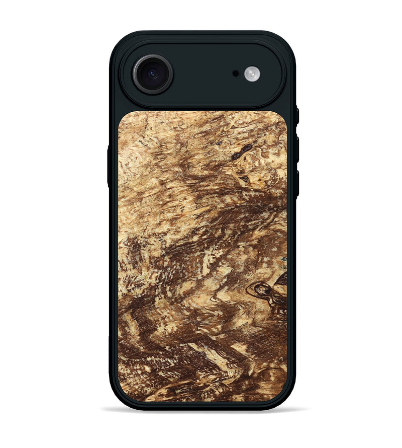 iPhone 17 Air Wood Phone Case - Onyx (Wood Burl, 823651)