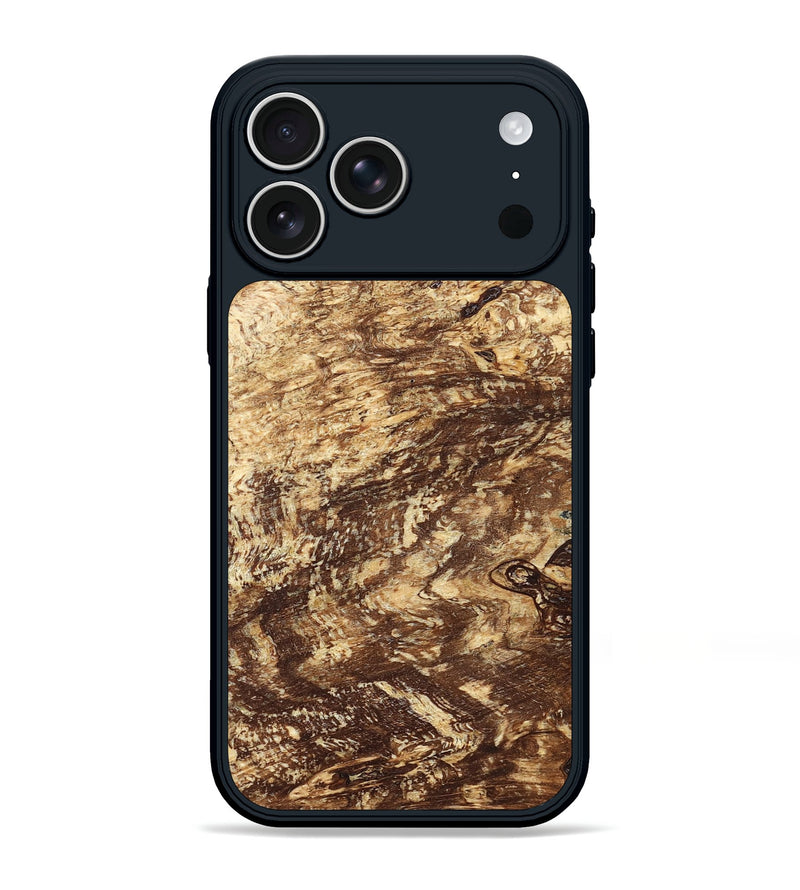 iPhone 17 Pro Max Wood Phone Case - Onyx (Wood Burl, 823651)