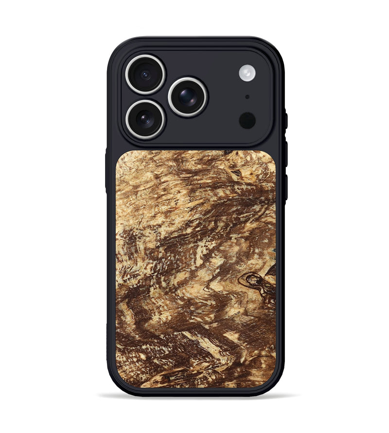 iPhone 17 Pro Wood Phone Case - Onyx (Wood Burl, 823651)