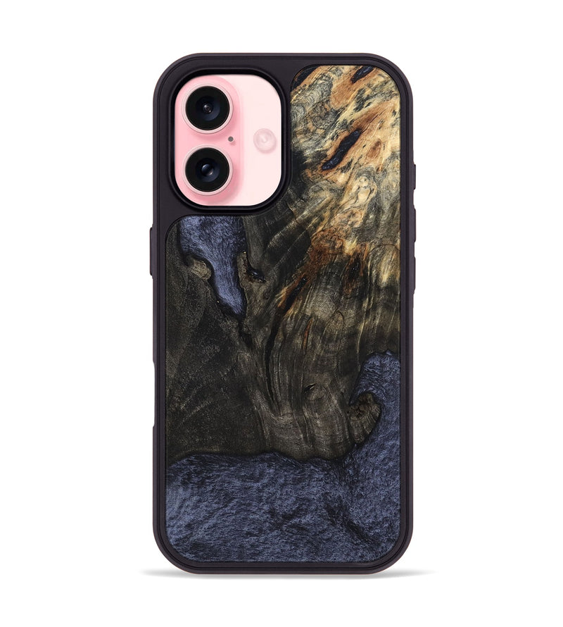 iPhone 16 Wood Phone Case - Kenny (Wood Burl, 823653)