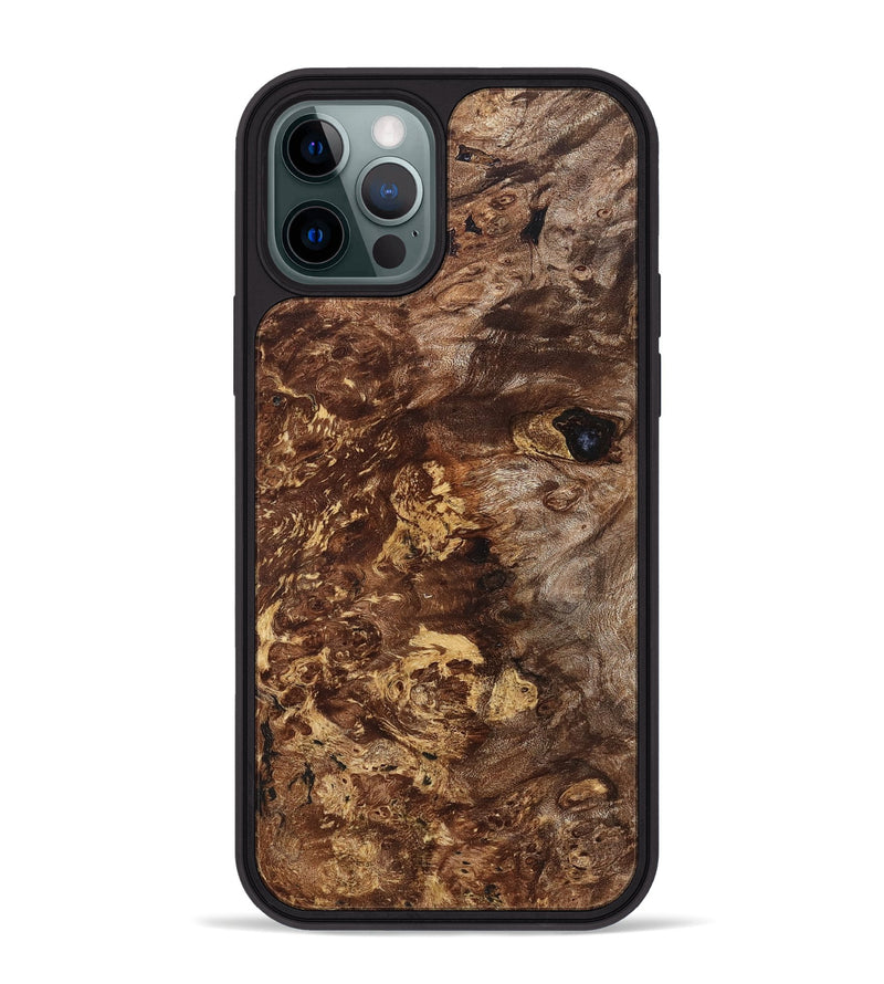 iPhone 12 Pro Max Wood Phone Case - Zoie (Wood Burl, 823656)