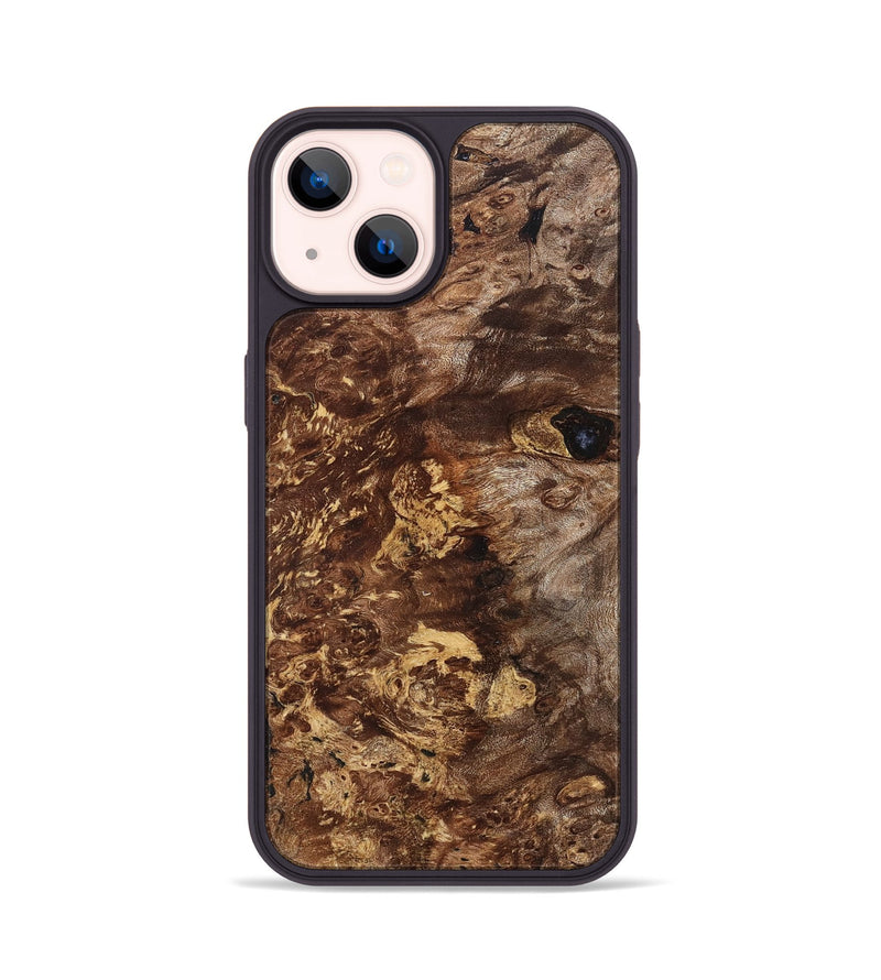 iPhone 14 Wood Phone Case - Zoie (Wood Burl, 823656)