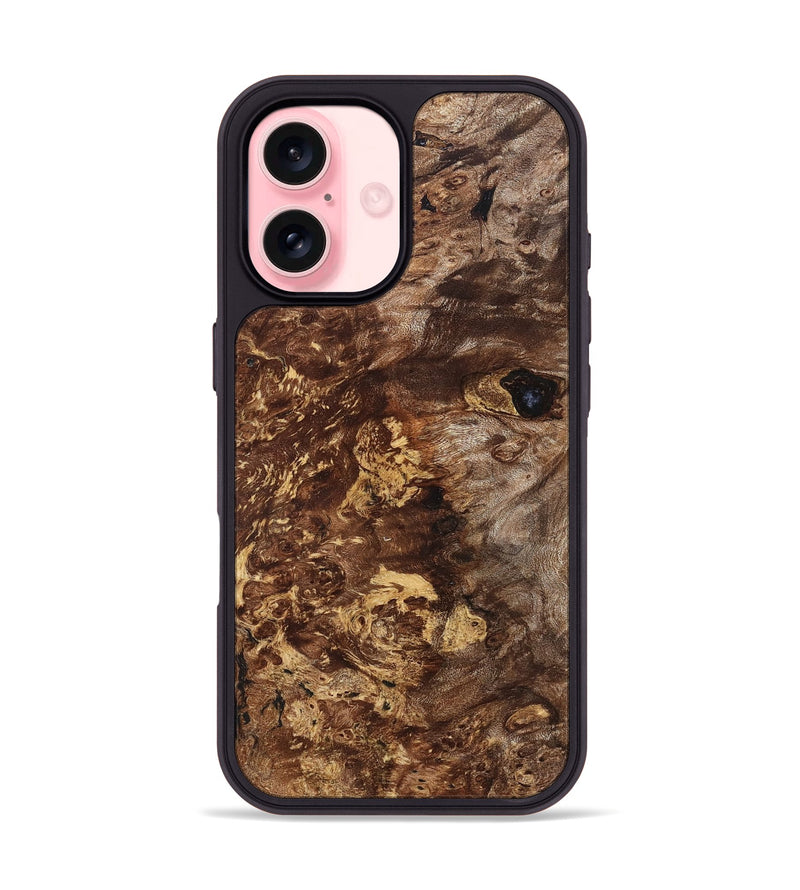 iPhone 16 Wood Phone Case - Zoie (Wood Burl, 823656)
