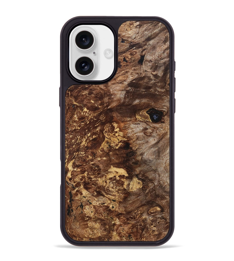 iPhone 16 Plus Wood Phone Case - Zoie (Wood Burl, 823656)