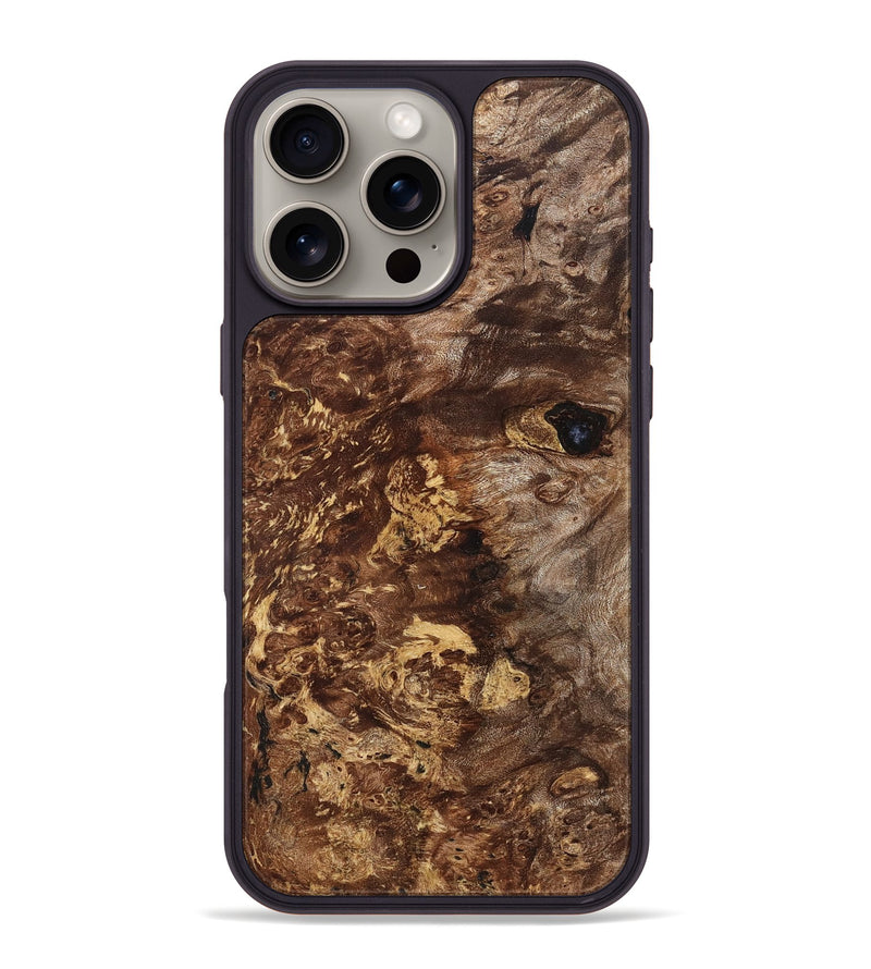 iPhone 16 Pro Max Wood Phone Case - Zoie (Wood Burl, 823656)