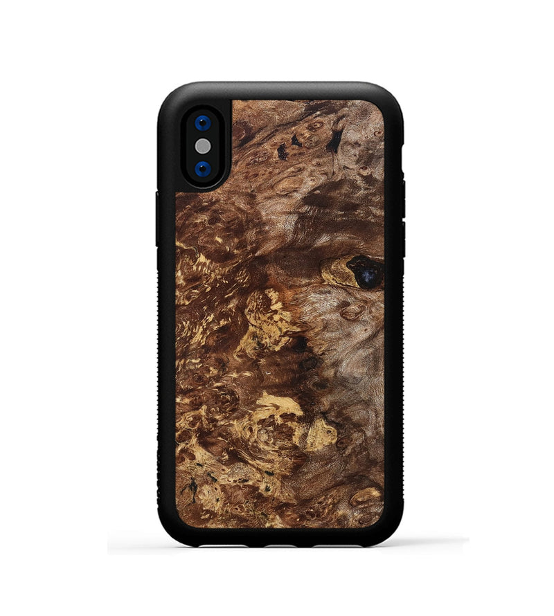 iPhone Xs Wood Phone Case - Zoie (Wood Burl, 823656)