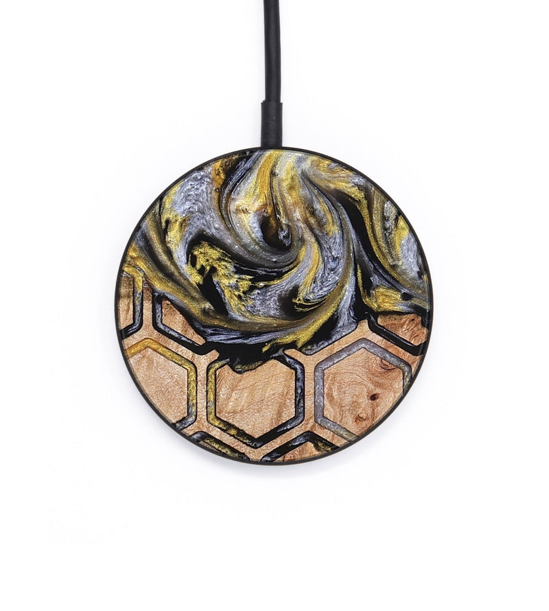 Circle Wood Wireless Charger - Jamaal (Pattern, 823662)