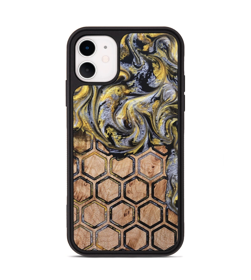 iPhone 11 Wood Phone Case - Jamaal (Pattern, 823662)