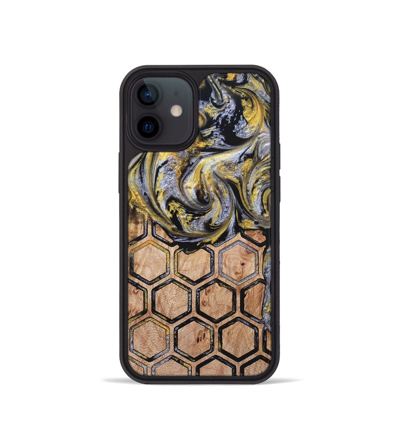 iPhone 12 mini Wood Phone Case - Jamaal (Pattern, 823662)