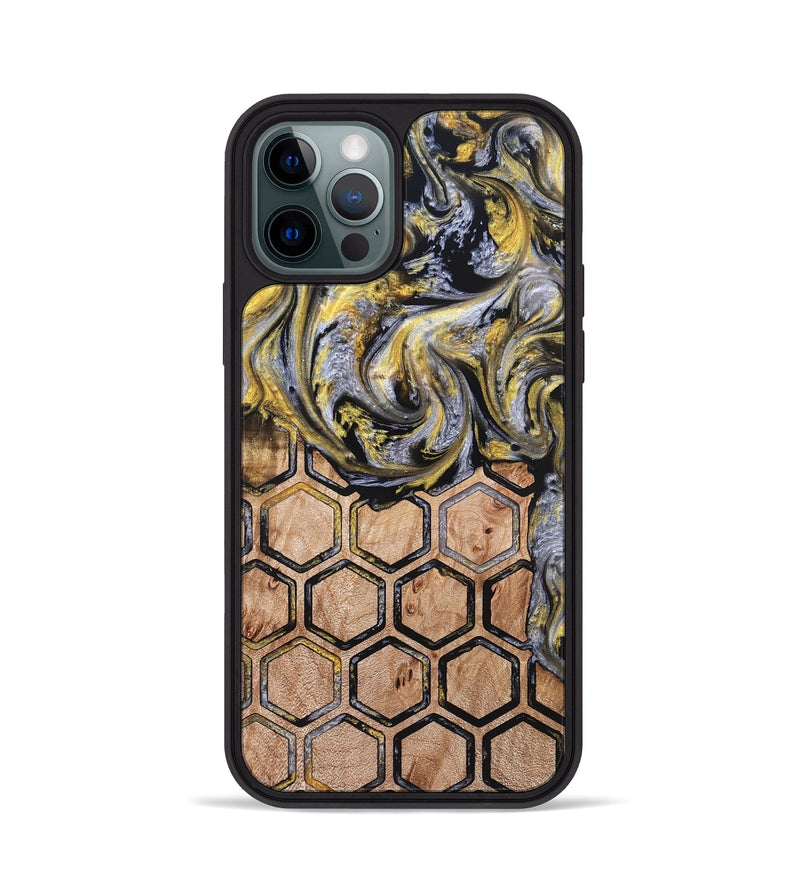iPhone 12 Pro Wood Phone Case - Jamaal (Pattern, 823662)