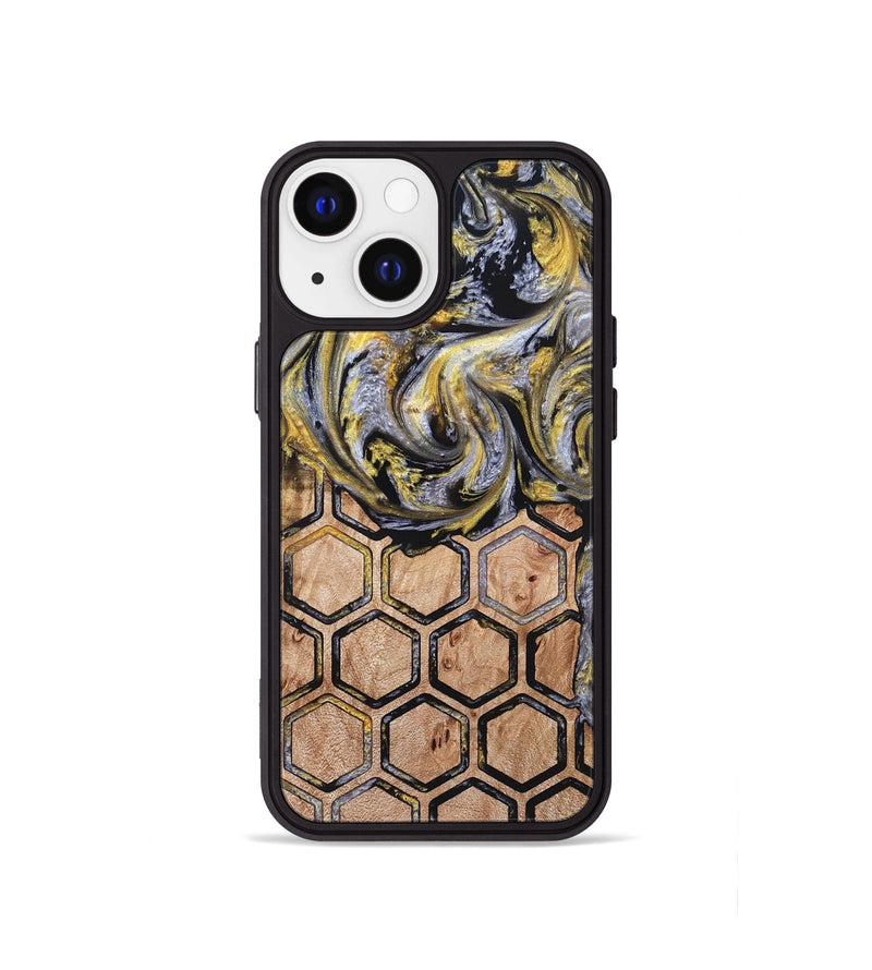 iPhone 13 mini Wood Phone Case - Jamaal (Pattern, 823662)