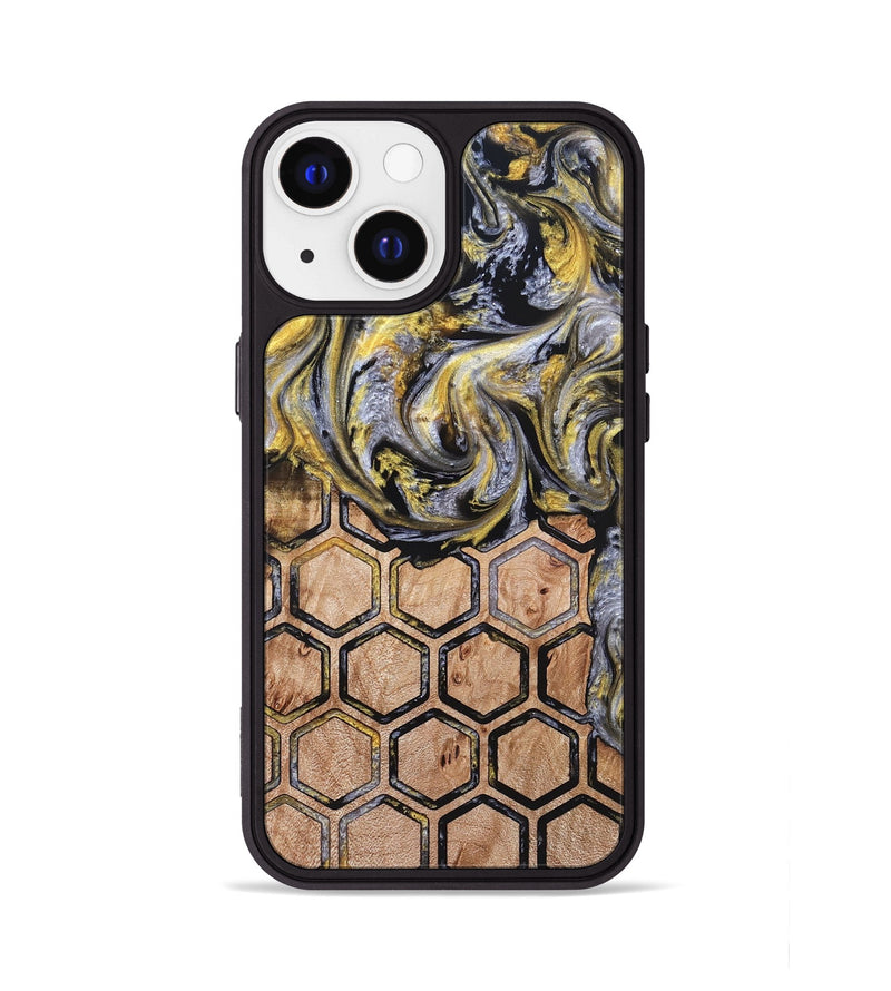 iPhone 13 Wood Phone Case - Jamaal (Pattern, 823662)