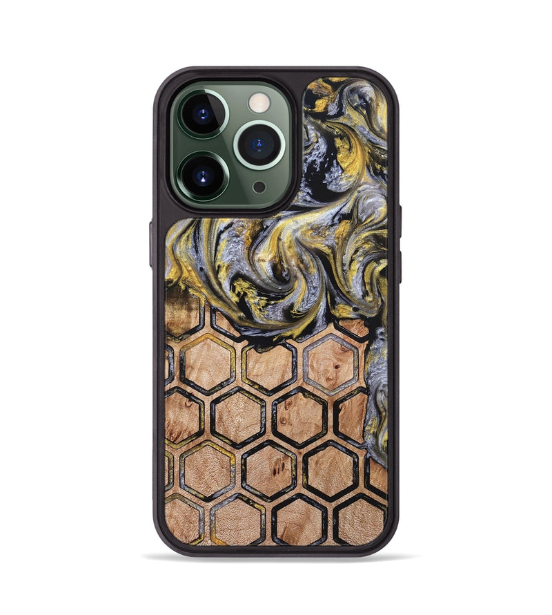 iPhone 13 Pro Wood Phone Case - Jamaal (Pattern, 823662)