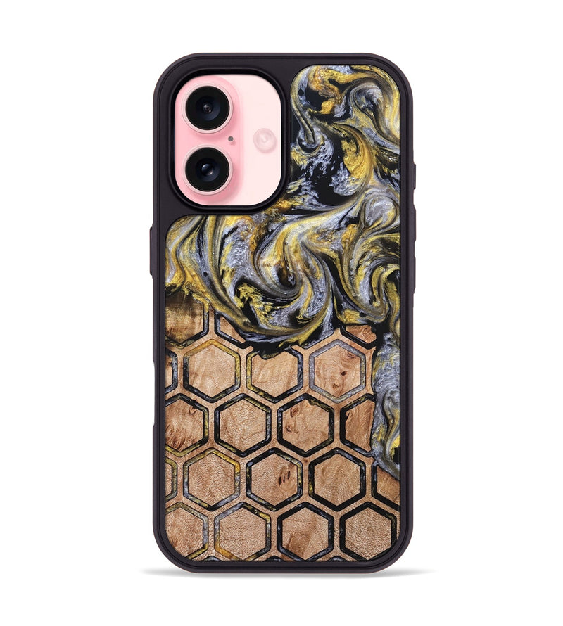 iPhone 16 Wood Phone Case - Jamaal (Pattern, 823662)