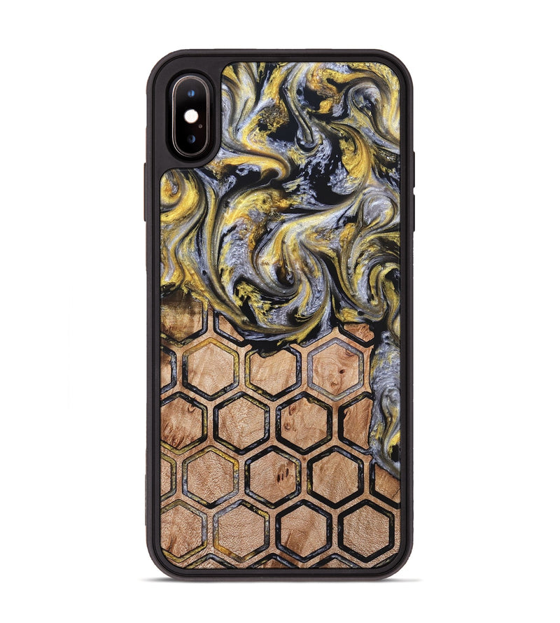 iPhone Xs Max Wood Phone Case - Jamaal (Pattern, 823662)