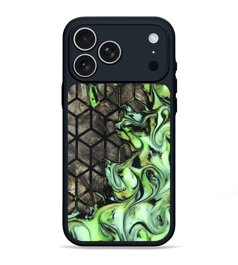iPhone 17 Pro Max Wood Phone Case - Aidyn (Neon, 823663)