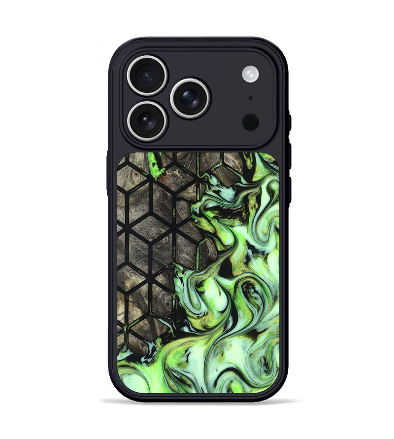 iPhone 17 Pro Wood Phone Case - Aidyn (Neon, 823663)
