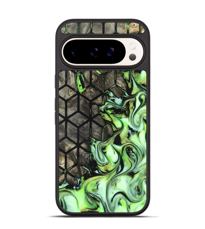 Pixel 9 Pro Wood Phone Case - Aidyn (Neon, 823663)
