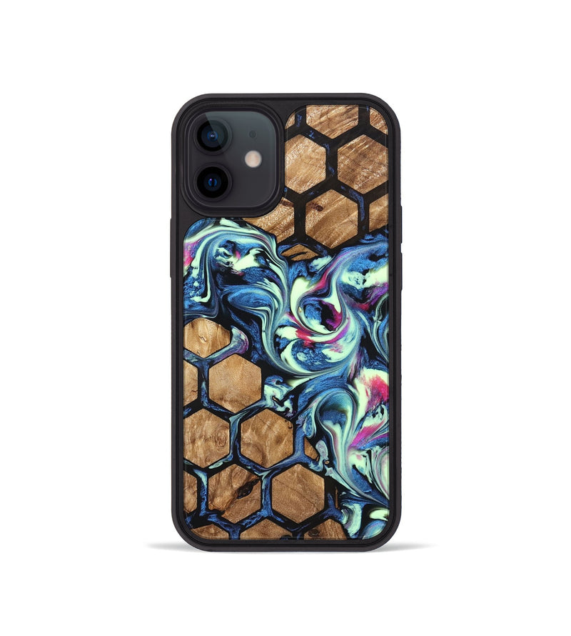 iPhone 12 mini Wood Phone Case - Joretta (Pattern, 823665)
