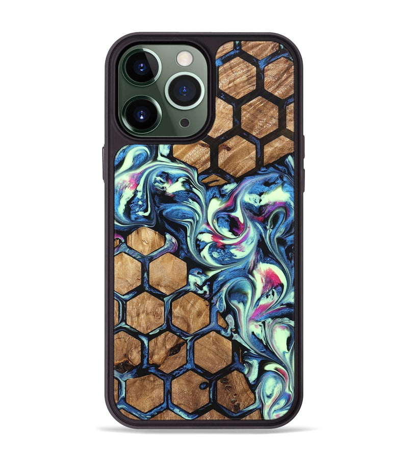 iPhone 13 Pro Max Wood Phone Case - Joretta (Pattern, 823665)