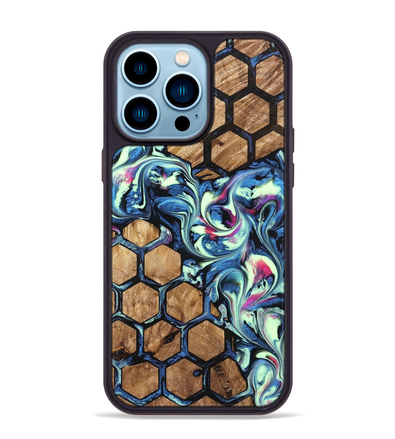 iPhone 14 Pro Max Wood Phone Case - Joretta (Pattern, 823665)