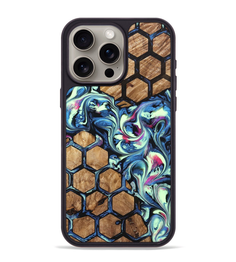 iPhone 15 Pro Max Wood Phone Case - Joretta (Pattern, 823665)