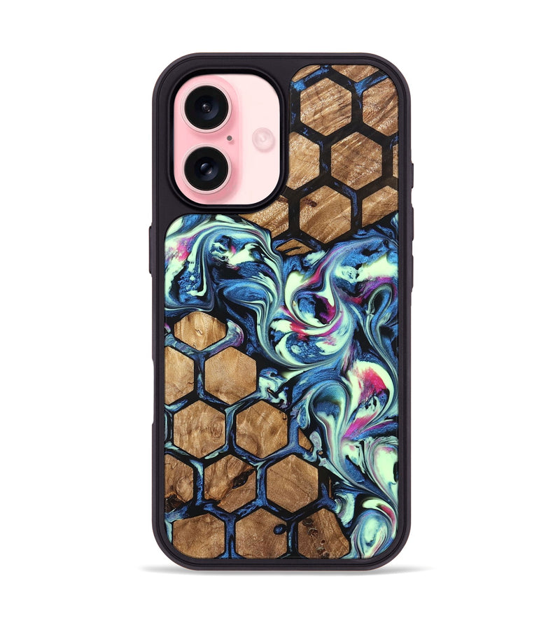 iPhone 16 Wood Phone Case - Joretta (Pattern, 823665)