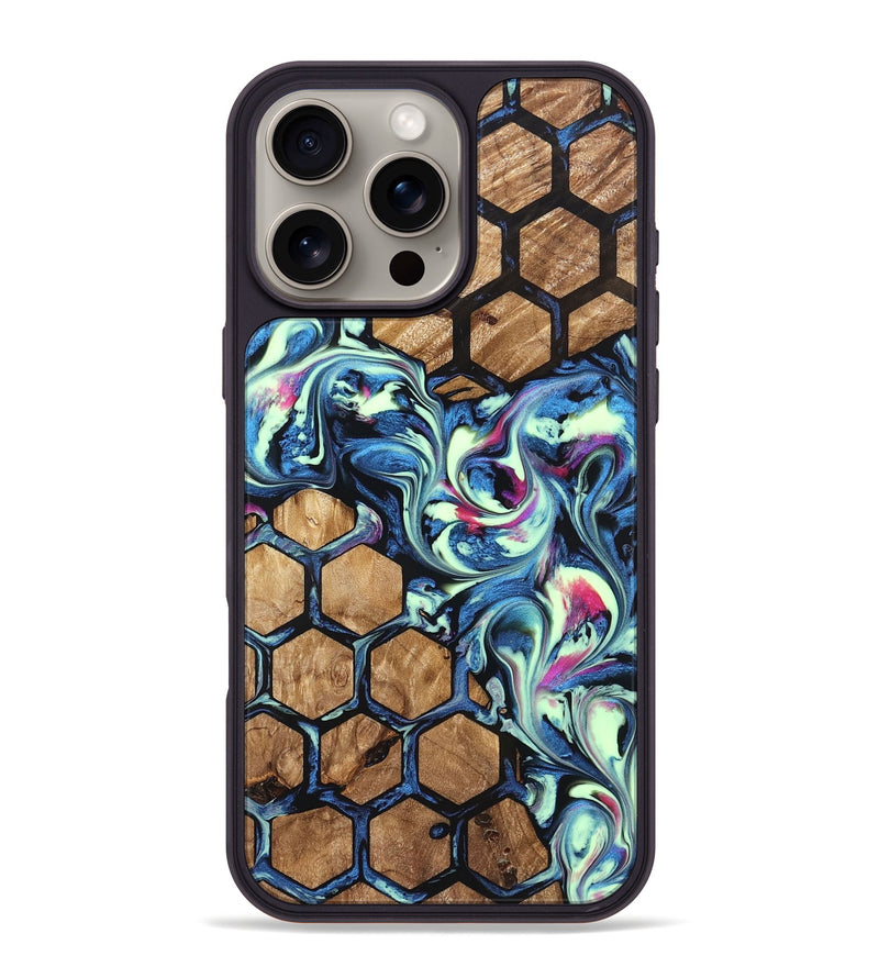 iPhone 16 Pro Max Wood Phone Case - Joretta (Pattern, 823665)