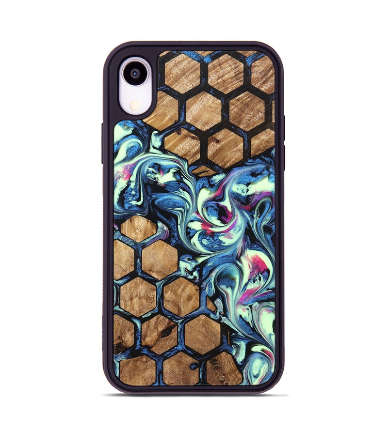 iPhone Xr Wood Phone Case - Joretta (Pattern, 823665)